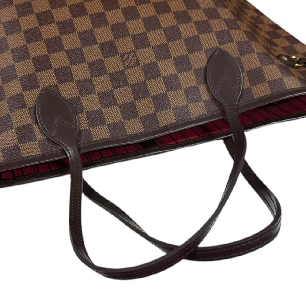 LOUIS VUITTON Brown Damier Canvas Neverfull MM Tote Bag - Picture 10 of 10